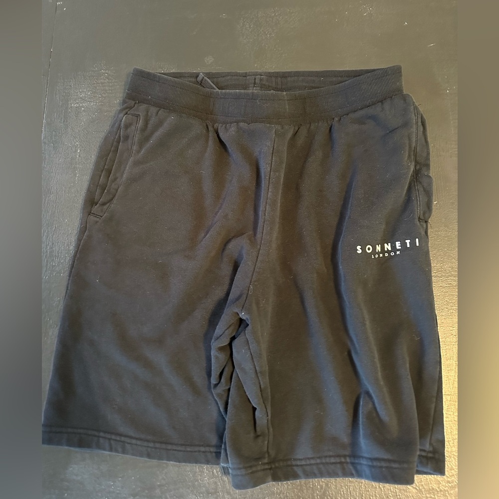 Black Sweatpants with Elastic Waistband